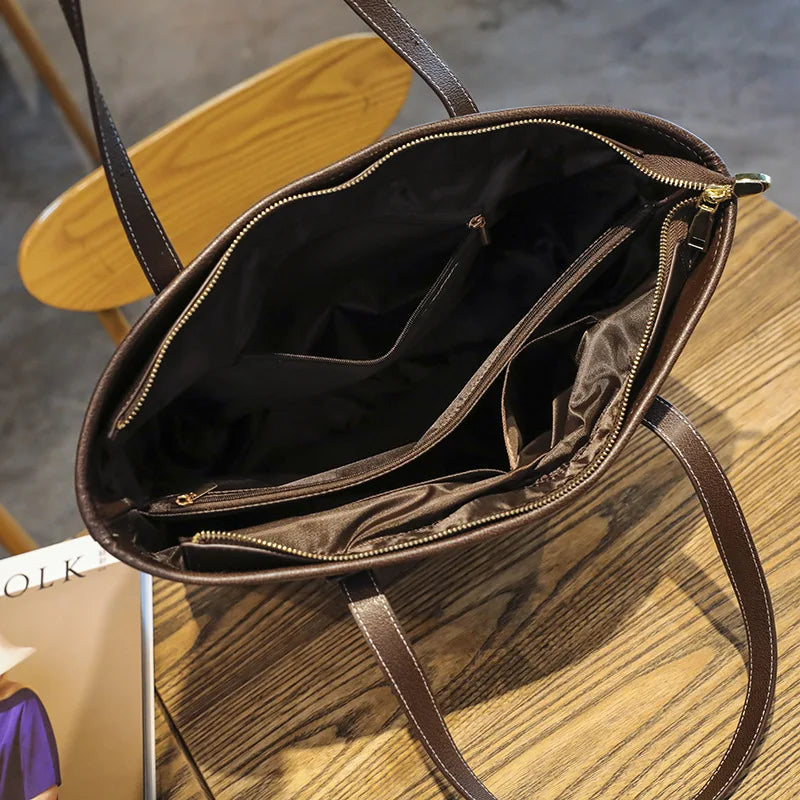 Sac tote imprimé rétro cabas femme