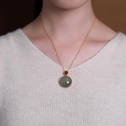 Collier saphir argent pierre naturelle femme