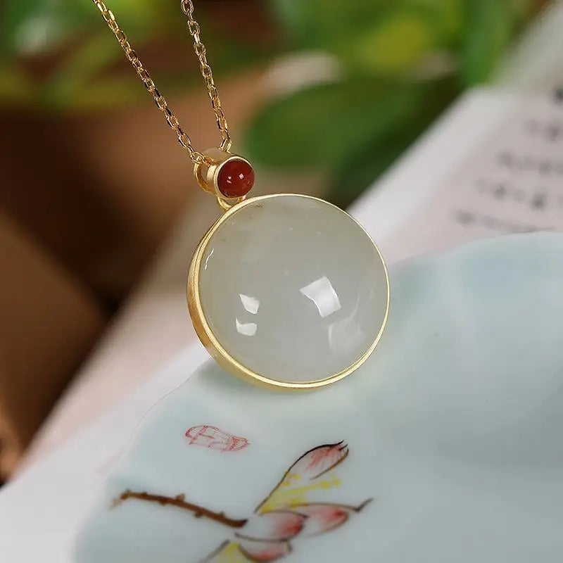 Collier saphir argent pierre naturelle femme