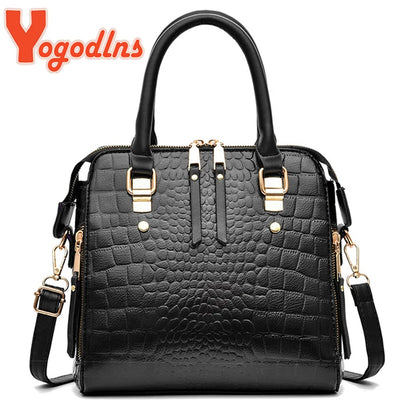 Sac à main motif crocodile pompon luxe femme