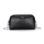 Portefeuille long cuir véritable femme pochette chaîne bandoulière