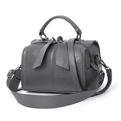 Sac à main carré nœud style coréen cuir souple bandoulière