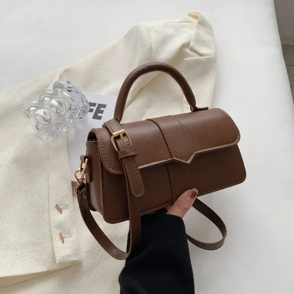 Sac satchel cuir vintage femme