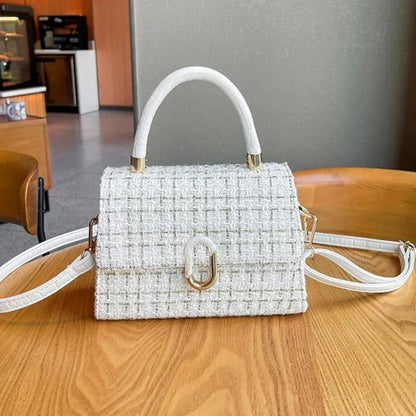 Sac à main femme tendance 2026 simili cuir motif carreaux