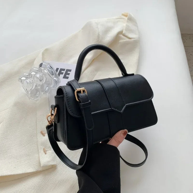Sac satchel cuir vintage femme
