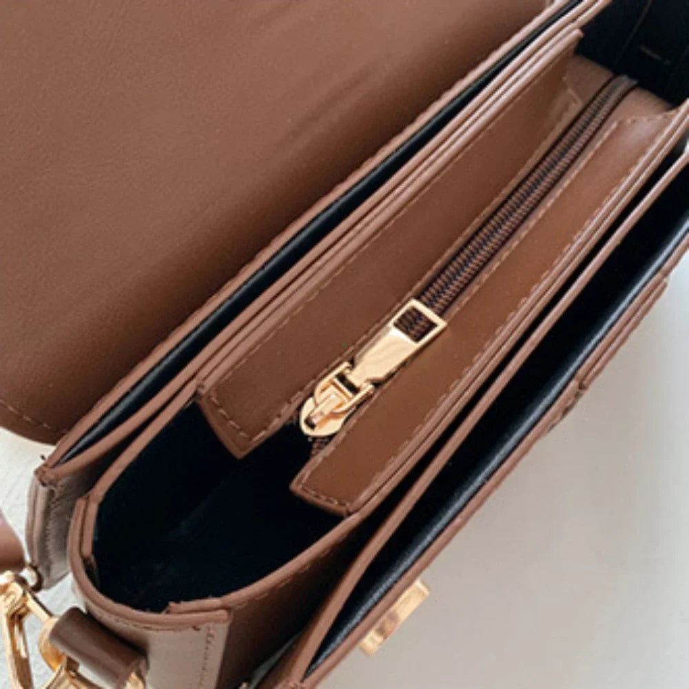 Sac satchel cuir vintage femme