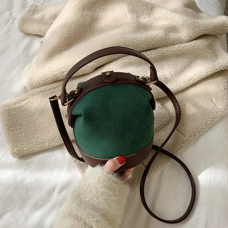 Sac bucket femme tendance bandoulière épaule automne hiver