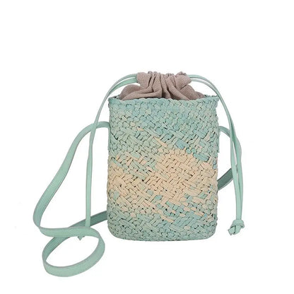 Sac raphia bohème plage femme été