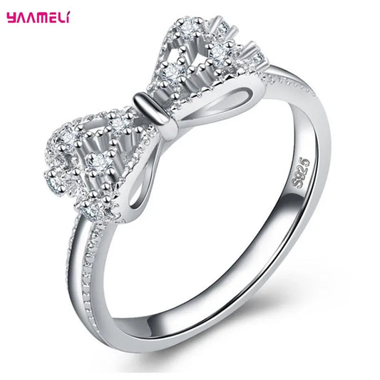 Bague argent 925 certifié zircon AAA femme