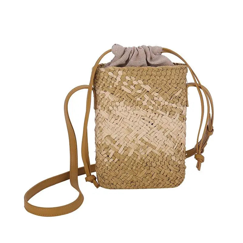 Sac raphia bohème plage femme été
