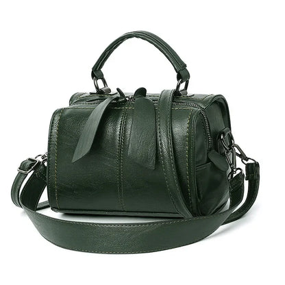 Sac à main carré nœud style coréen cuir souple bandoulière