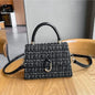 Sac à main femme tendance 2026 simili cuir motif carreaux