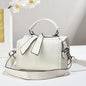 Sac à main carré nœud style coréen cuir souple bandoulière