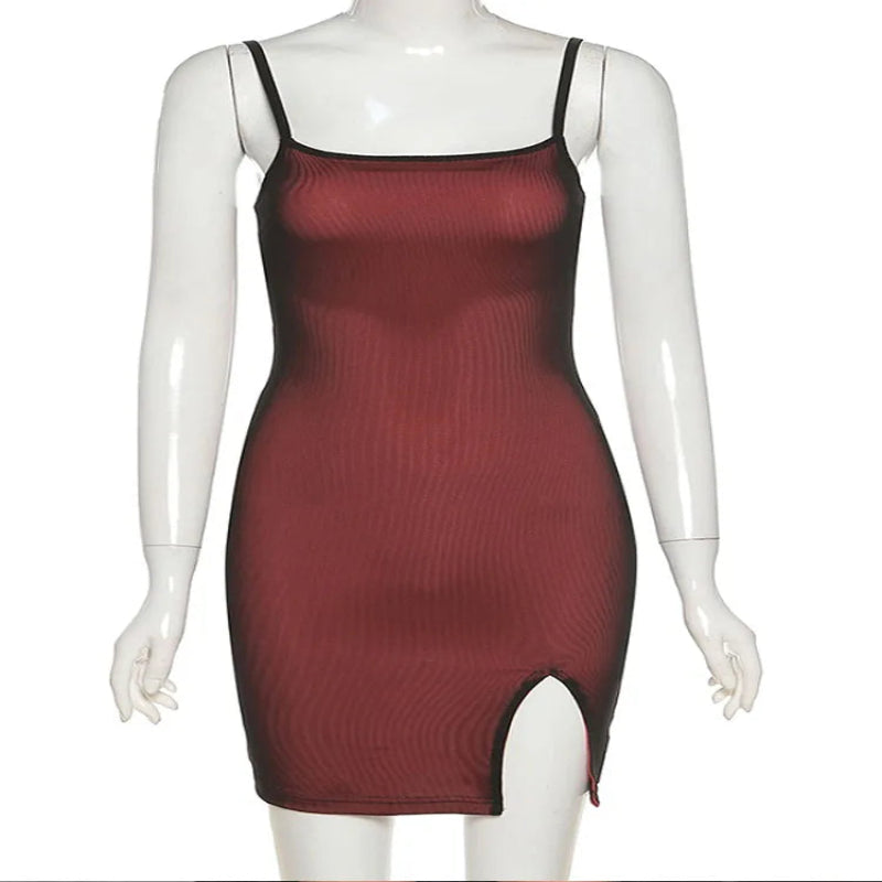 Robe moulante maille soirée élégante femme