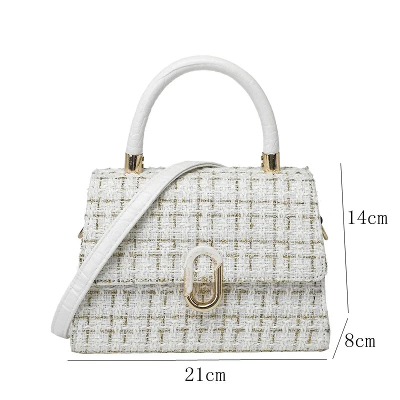 Sac à main femme tendance 2026 simili cuir motif carreaux