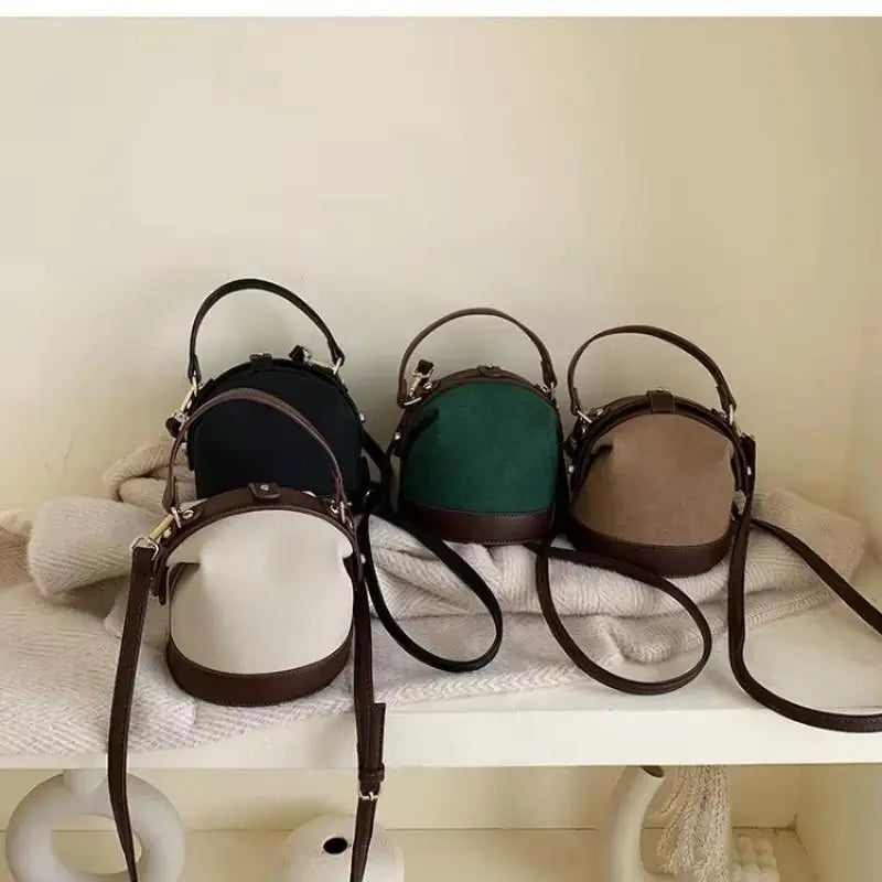 Sac bucket femme tendance bandoulière épaule automne hiver
