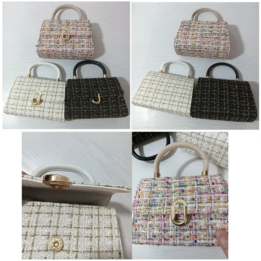 Sac à main femme tendance 2026 simili cuir motif carreaux