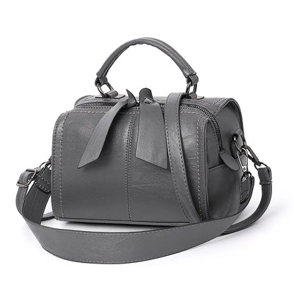 Sac à main carré nœud style coréen cuir souple bandoulière